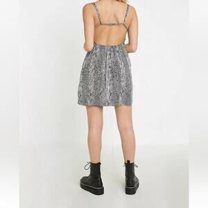 Free People Wild Child Snake Print Fairy Grunge Whimsygoth Mini Slip Dress S